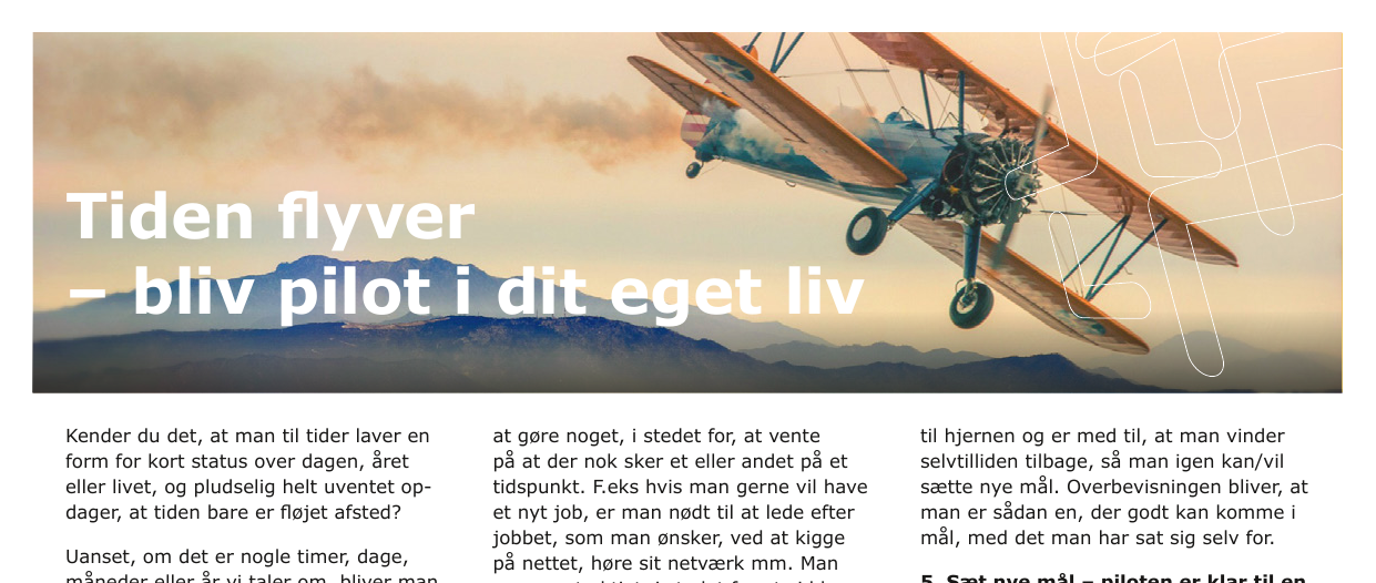 Bliv pilot i dit eget liv