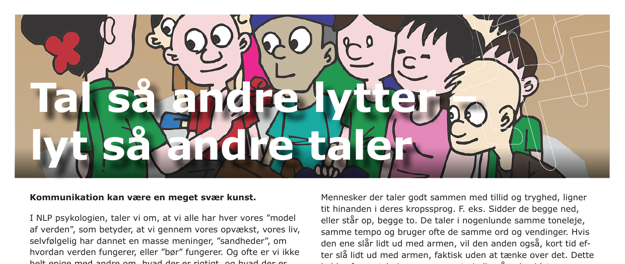 Tal så andre lytter – lyt så andre taler