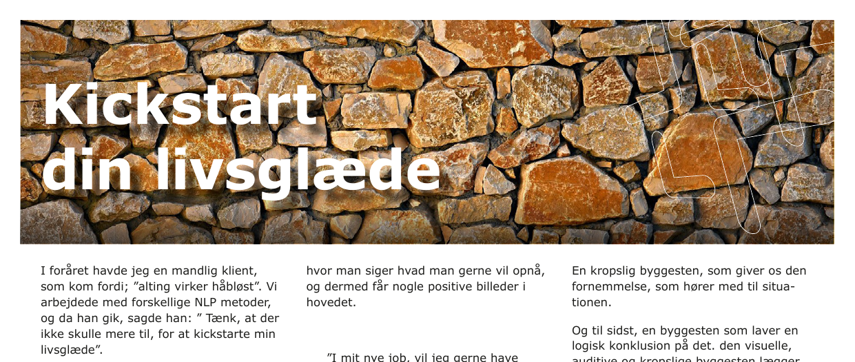 Kickstart din livsglæde