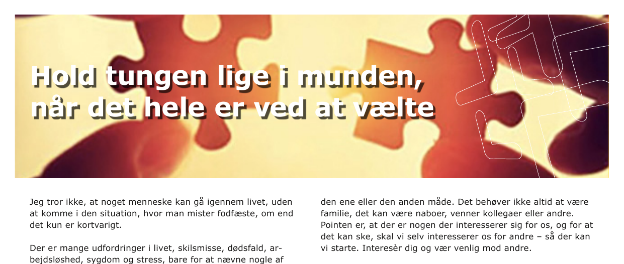 Hold tungen lige i munden når det hele er ved at vælte