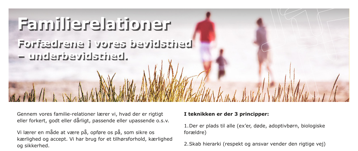Familierelationer – Forfædrene i vores bevidsthed, underbevisthed