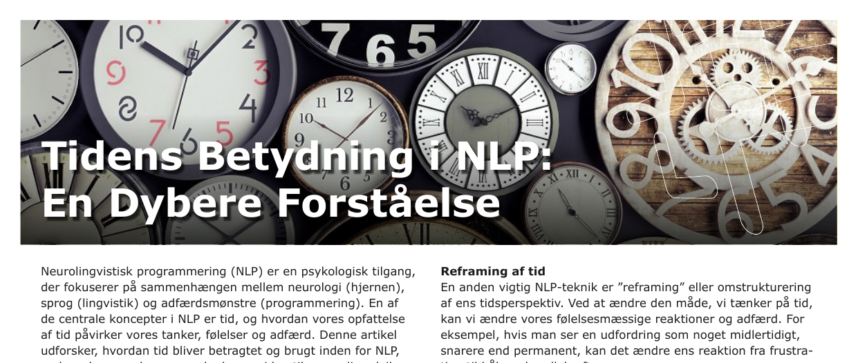 Temaaften: En snak om tid