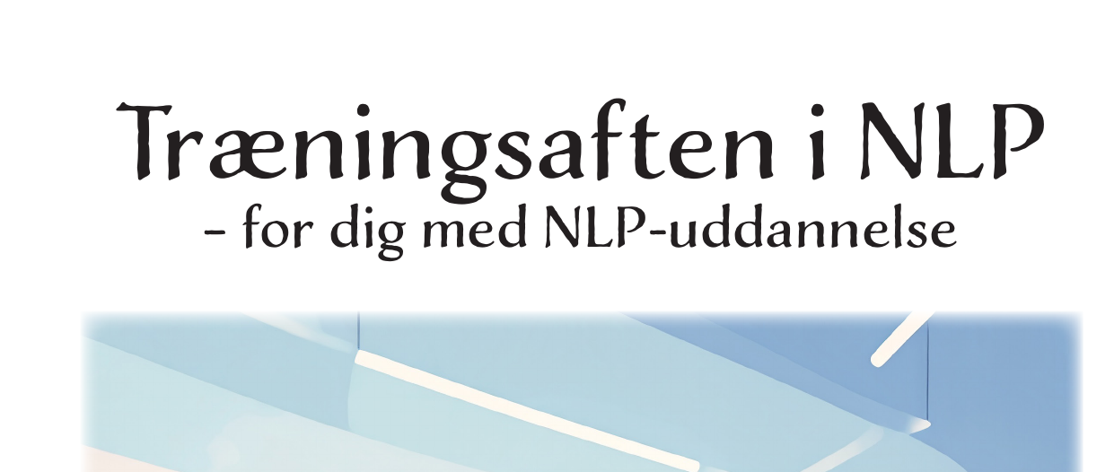 NLP Træningsaften – Mental Fitness i januar